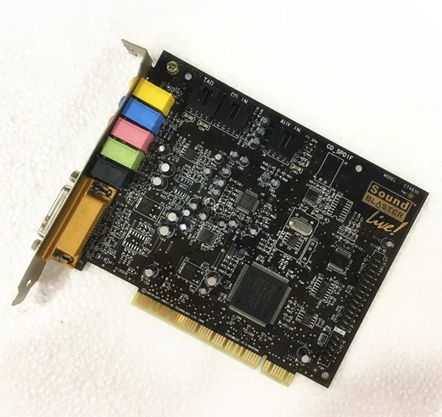 Оригинальная Звуковая карта для CREATIVE CT4830 PCI 4 1 Поддержка xp/win7 Рабочая хорошая
