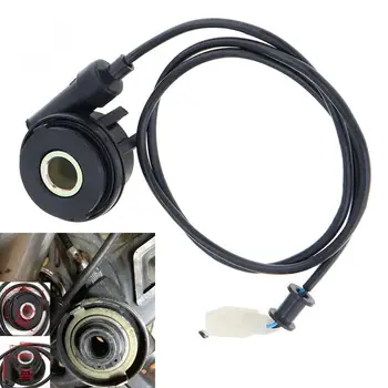 

12V Black Digital Universal Motorcycle Odometer Sensor Wire Motorbike Speedometer Cable Box Accessory