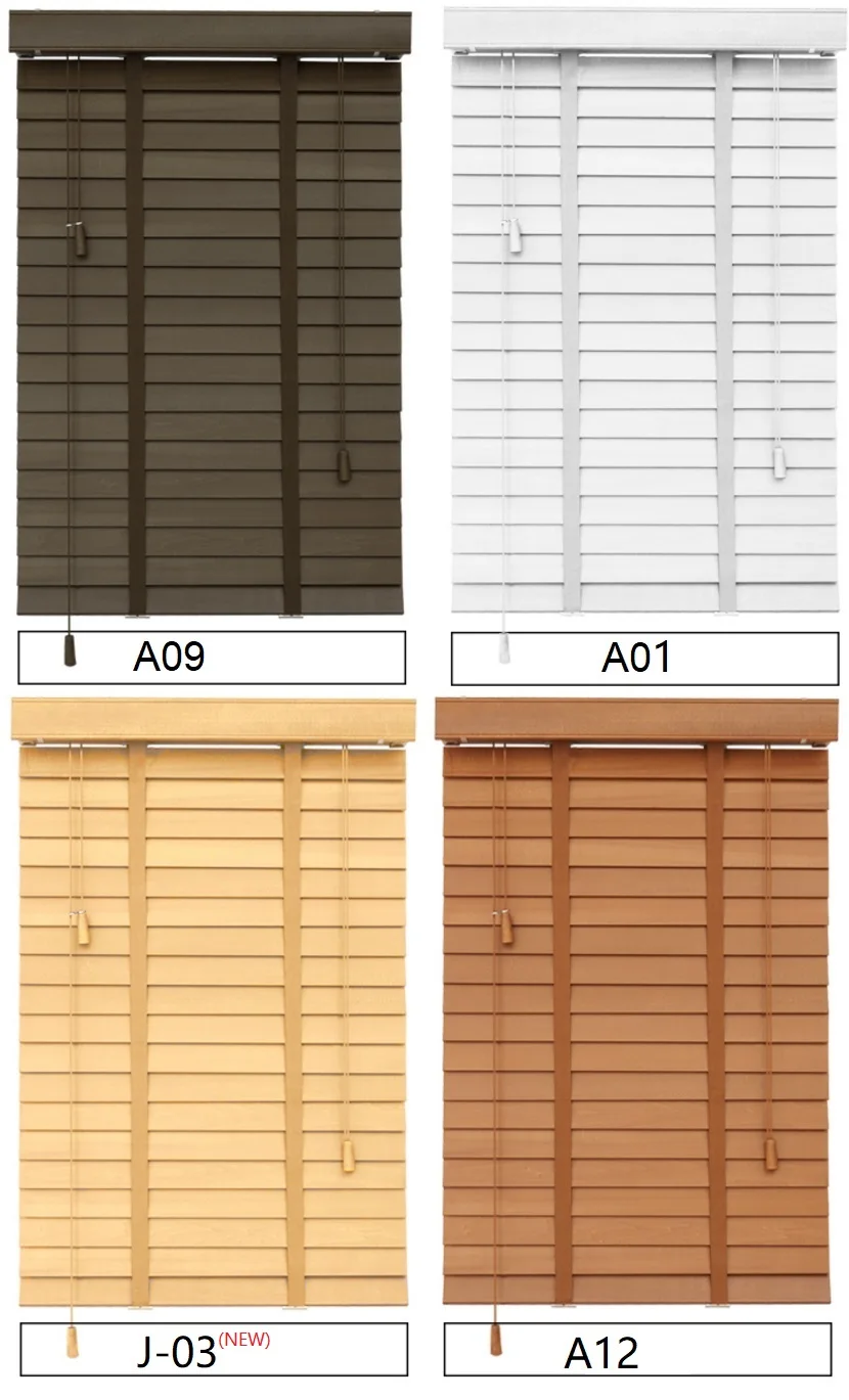 2 ''древесины Деревянные венецианские жалюзи цвета меди шторы беспроводной моторизовать дистанционное управление настроить размеры готовой продукции