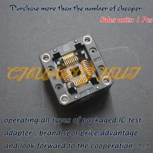 IC TEST QFP32 TQFP32 ic test socket OTQ-32-0.8-02 test socket Pitch=0.8mm Size=7x7mm 9x9mm