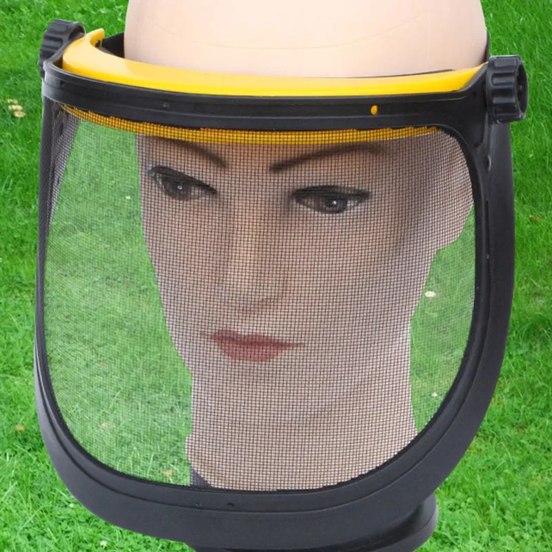 

Lawn Mower Helmet Safety Face Visor Brushcutter Strimmer Protection Screen Mask Adjustable