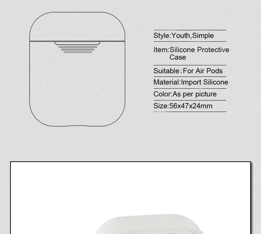 Сверкающий в темноте Силиконовый чехол для Apple Airpods Noctilucence Anti-lost протектор рукав чехол для гарнитура для Airpods Shell