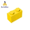 BuildMOC, совместимые сборы, частицы 2877, 1x2 для строительных блоков, DIY, образовательные высокотехнологичные запасные игрушки с логотипом ► Фото 1/5