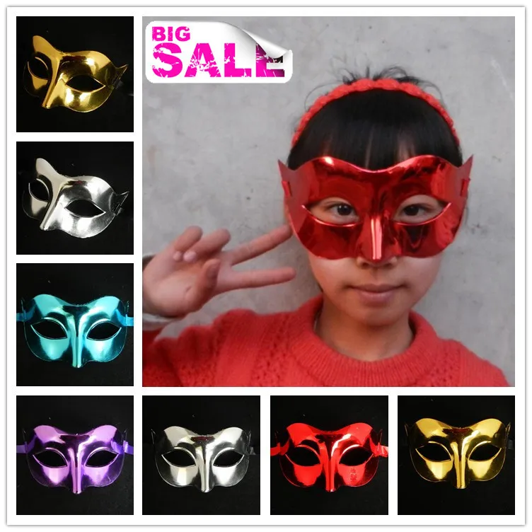 gold half face party masks venetian masquerade ball decoration carnival mardi gras costume mix color free