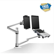 Free Shipping OA-9X Full Motion Dual Arm Laptop + Tablet PC Stand Rotate Holder For Notebook 10-15 inch and Tablet PC 7-10 inch Free Shipping OA-9X Full Motion Dual Arm Laptop + Tablet PC Stand Rotate Holder For Notebook 10-15 inch and Tablet PC 7-10 inch