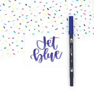 NEW Color 569 1 шт. TOMBOW AB-T Япония 96 цветов художественная кисть ручка с двумя головками маркер профессиональная водная маркер ручка живопись Kawaii канцелярские принадлежности - Цвет: NEW Color 569
