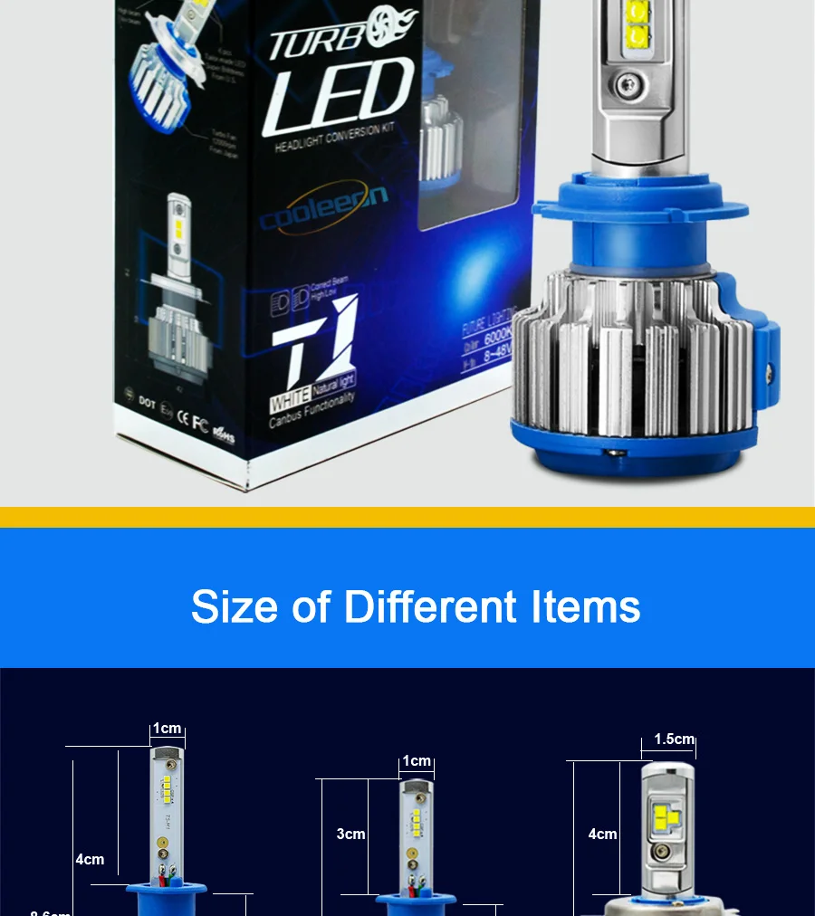 LED car headlight lamp bulb headlamp lighting (13)