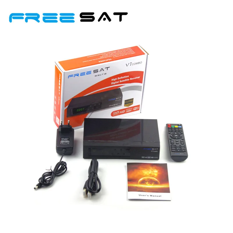 

new combo openbox Freesat V7 combo HD receiver have multi-cas, network sharing ,newcam, oscam popular selling