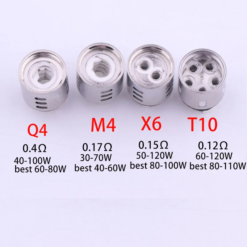 XFKM 3 шт. subohm-p Сменные спирали для V12 Prince Atomizer Q4/M4/X6/T10/x2 clapton/mesh Coil