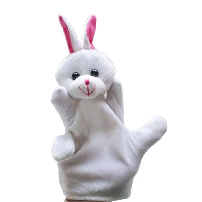 

Finger Puppets Animals Cotton Hand Puppet Toys Hand Glove Puppet Finger RABBIT Plush Toys for Children Educational Gifts k410