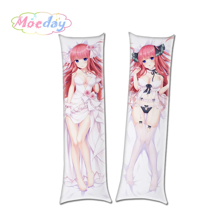 The Quintessential Quintuplets Anime Characters Nakano Miku Nino Itsuki Sister Dakimakura Pillow Covers - Цвет: Тёмно-синий