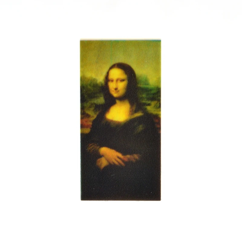 

10pcs/lot 2*4 Tiles Printed Mona Lisa The Last Supper Da Vinci Picture MOC Bricks Parts Building Blocks Toys for Children
