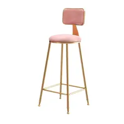 Скандинавские легкие Роскошные барные стулья ровные цилиндры табурет передний Кофе Ресторан Досуг высокий стул