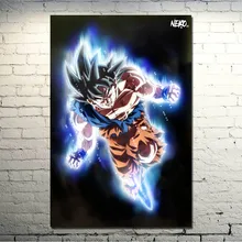 Dragon Ball Z-Гоку Борьба Японии аниме Книги по искусству Шелковый Холст плакат 13x20 24x36 дюймов стены фотографии(нажмите увидеть более)-002