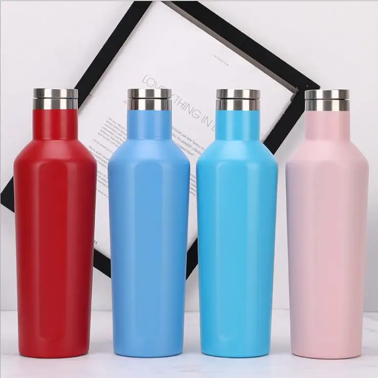 

Customizable 304 stainless steel vacuum insulation wine bottle mug water bottle outdoor sports drink cup 500ML