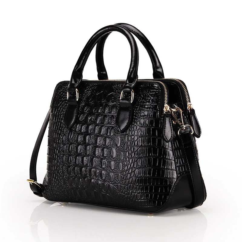 Luyo التمساح الإناث حقيقية جلد التمساح الفاخرة حقائب النساء الأعلى مقبض حقائب الكتف مصمم حقائب موهير حقيبة محايدة Luyo التمساح الإناث حقيقية جلد التمساح الفاخرة حقائب النساء الأعلى مقبض حقائب الكتف مصمم حقائب موهير حقيبة محايدة