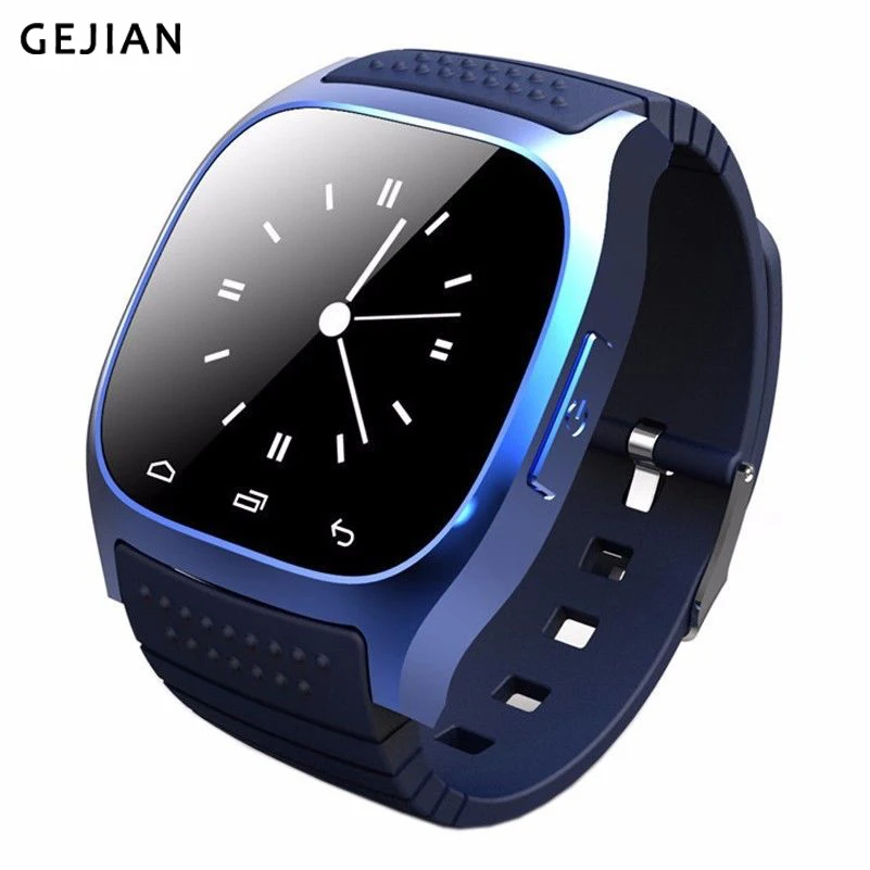 GEJIAN Спорт Bluetooth Смарт часы Роскошные наручные часы M26 с набор SMS напомнить шагомер для Samsung LG HTC IOS Android