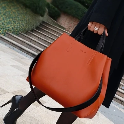 US $39.60 New High Quality Popular Fashion Womens Bags Handbags Famous Brands Leather Daily Casual Tote Bags Street Style Messenger Bag