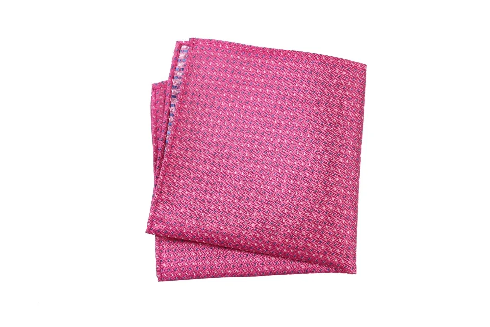 Tailor Smith Pink Handkerchief Luxury 100 Silk Woven Jacquard Pocket