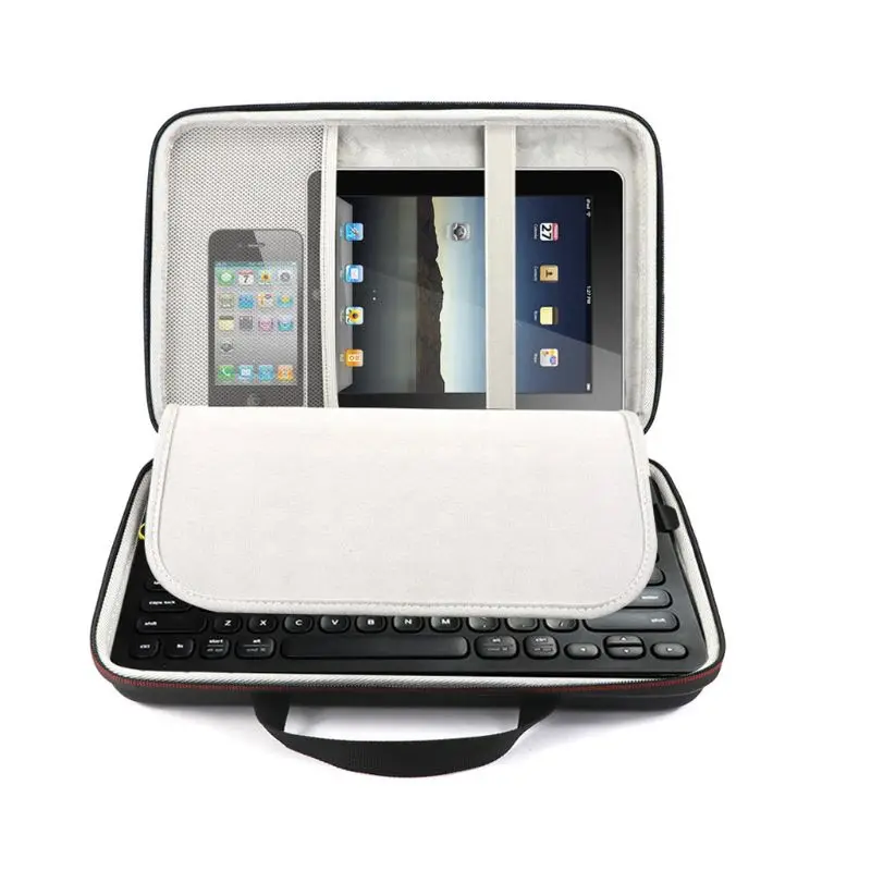  Portable Anti-shock Hard EVA Storage Bag Travel Carrying Case for Logitech K480 Wireless Bluetooth 