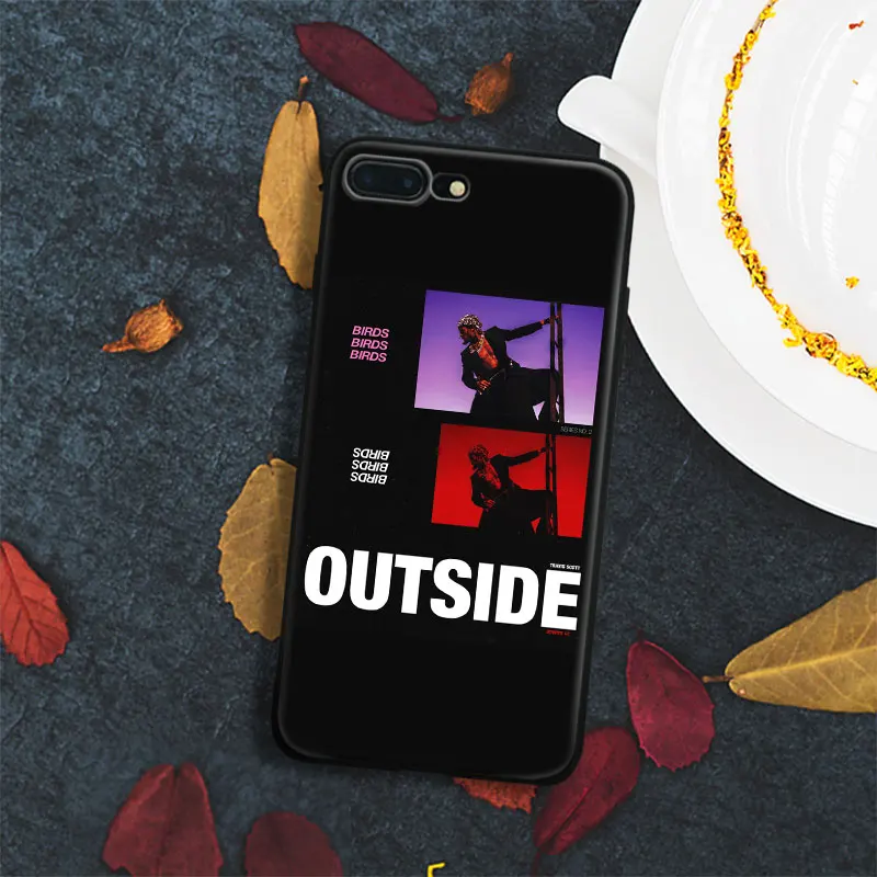 

Travis Scott Outside Tpu Soft Silicone Phone Case Cover Shell For Apple IPhone 5 5s SE 6 6s 7 8 Plus X 10