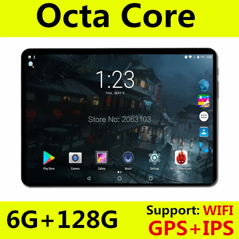 2019 версия 10 дюймов Восьмиядерный планшет ОС Android 8,0 6 ГБ ОЗУ 128 Гб ПЗУ 1280x800 ips две sim-карты компьютер 4G FDD LTE gps Pad