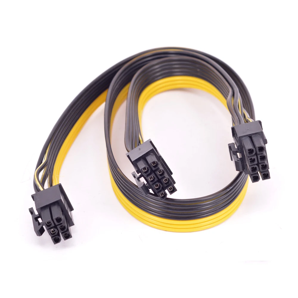 PCIe 6 Pin to Dual 6+2 Pin 8 GPU 6Pin to 8pin Power Supply Cable For Cooler Master Silent Pro Gold 1200W Modular PSU
