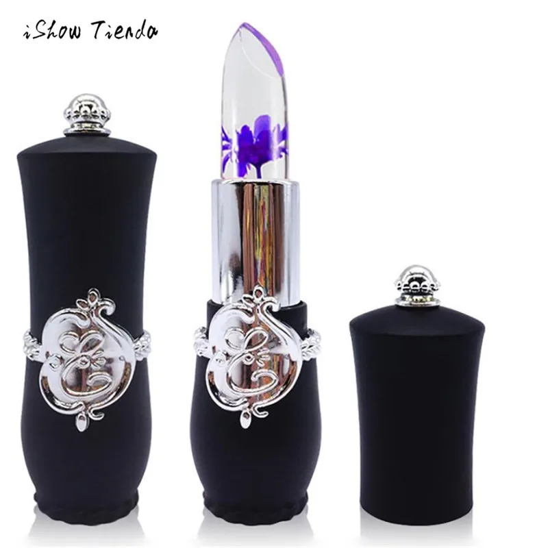 

Makeup 18 Colors Lipsticks Beauty Bright Flower Crystal Jelly Lipstick Magic Temperature Change Color Lip High Quality Lipstick