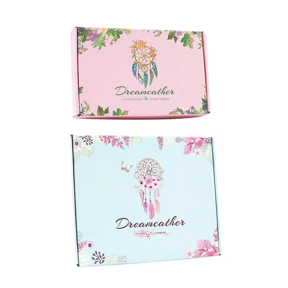 

1pcs Indian Dream Catcher Gift Box For Dreamcatchers Packing Design Paper Made High Grade Painted Gift Box Drop Shipping