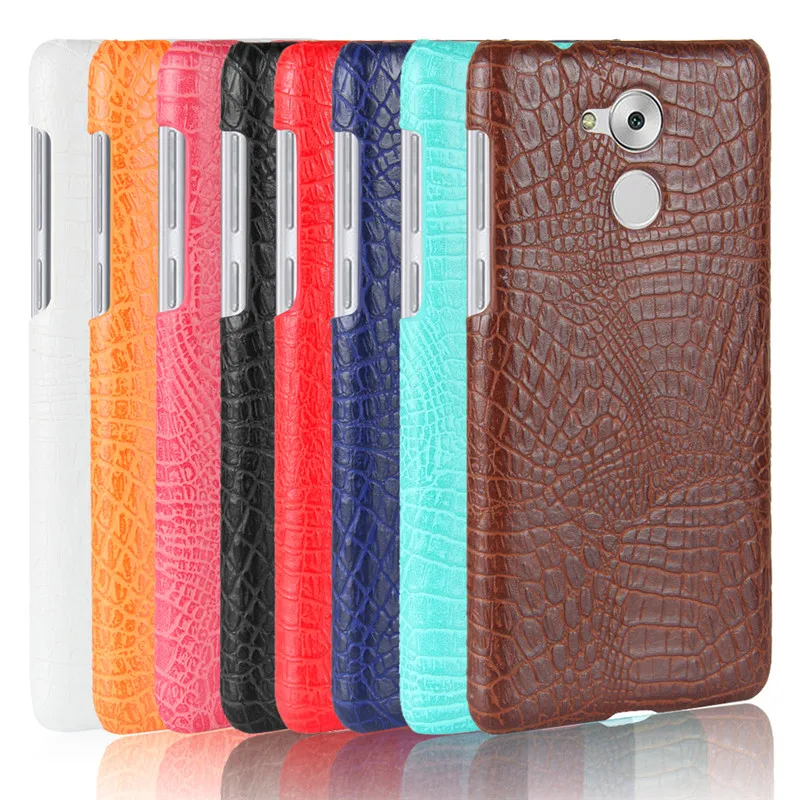 

Huawei Honor 6C Honor6C Case Crocodile Grain Hard PC+PU Leather Surface Back Cover Hard Case for Huawei Honor 6C Honor6C Enjoy6S