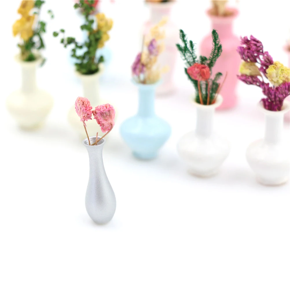 Mini Vase Miniature landscape Sand table model Dollhouse Decor Kids Toy^ 