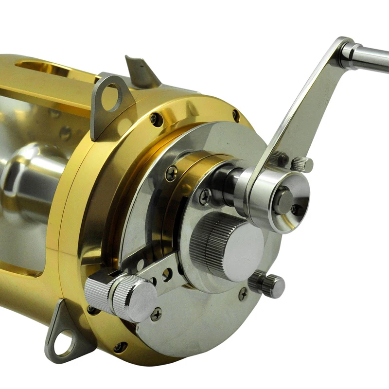 Carretel de Pesca Carretel de Pesca de Arrasto em Estoque Game Fishing Reel Alavanca Corrico de Arrasto em Estoque Big 2-velocidade 15 Cheap Carretilhas de pesca