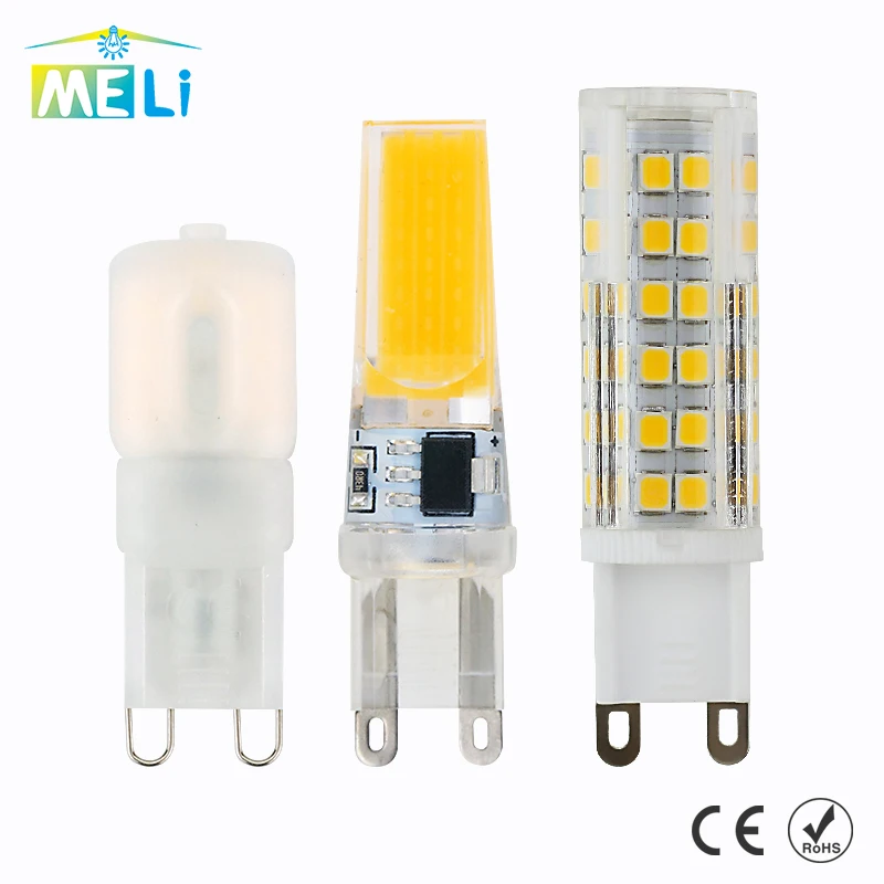 

G9 Led Lamp Bulb 220V 3W 5W 7W 9W 10W 12W 15W COB SMD Mini LED G9 Bulb Light Ceramic 360 Degree Beam Angle Led Spotlight Lamps
