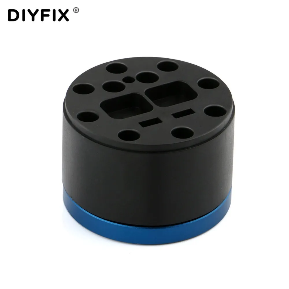 DIYFIX ящик для хранения магнитных инструментов для отвертки, пинцет, щетка 360 градусов, поворотный Органайзер, аксессуары для ремонта телефона