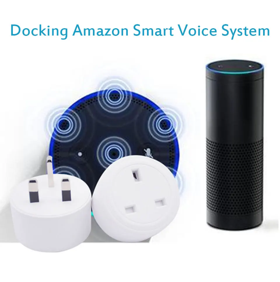 1 PC Smart WiFi Socket UK Plug Home Wireless Outlet Voice Intelligent Control APP  Remote Control Timer Alexa Echo Google HOME (4)