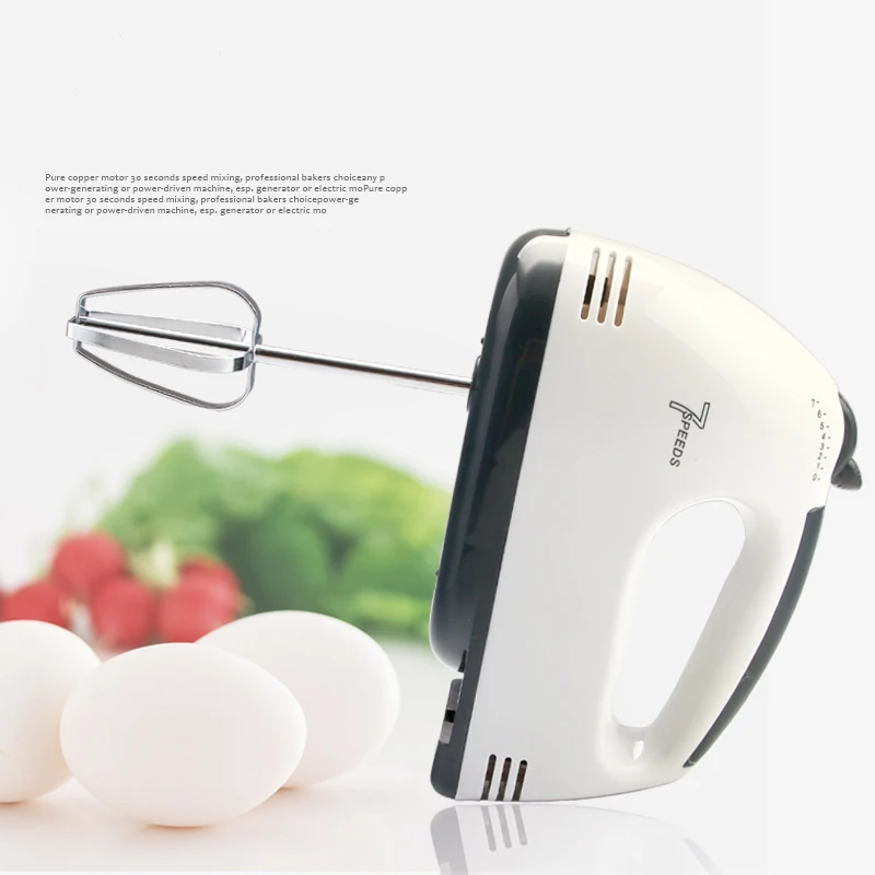7 speed Portable Baking Hand Mixer Electric Egg Beaters Baking toolsin