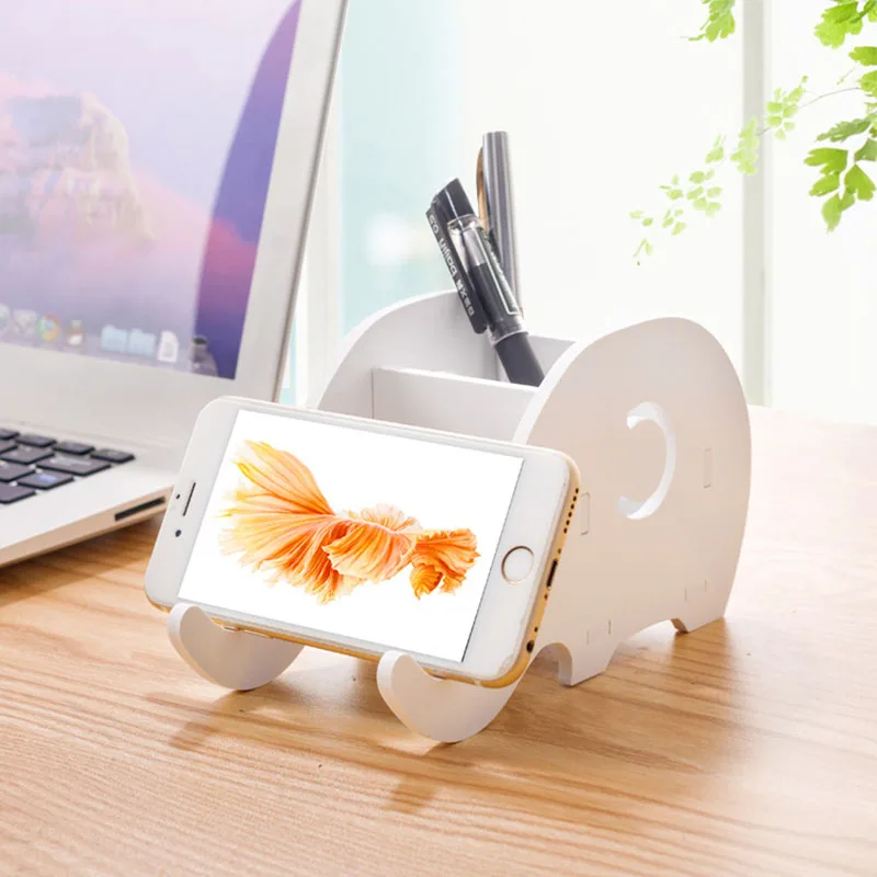 Modern Style Mobile Phone Watch Holder Simple White