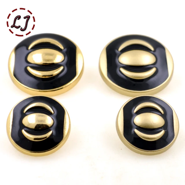 Metal Garment Accessories  Metal Decorative Button - Fashion Metal Buttons  Gold - Aliexpress