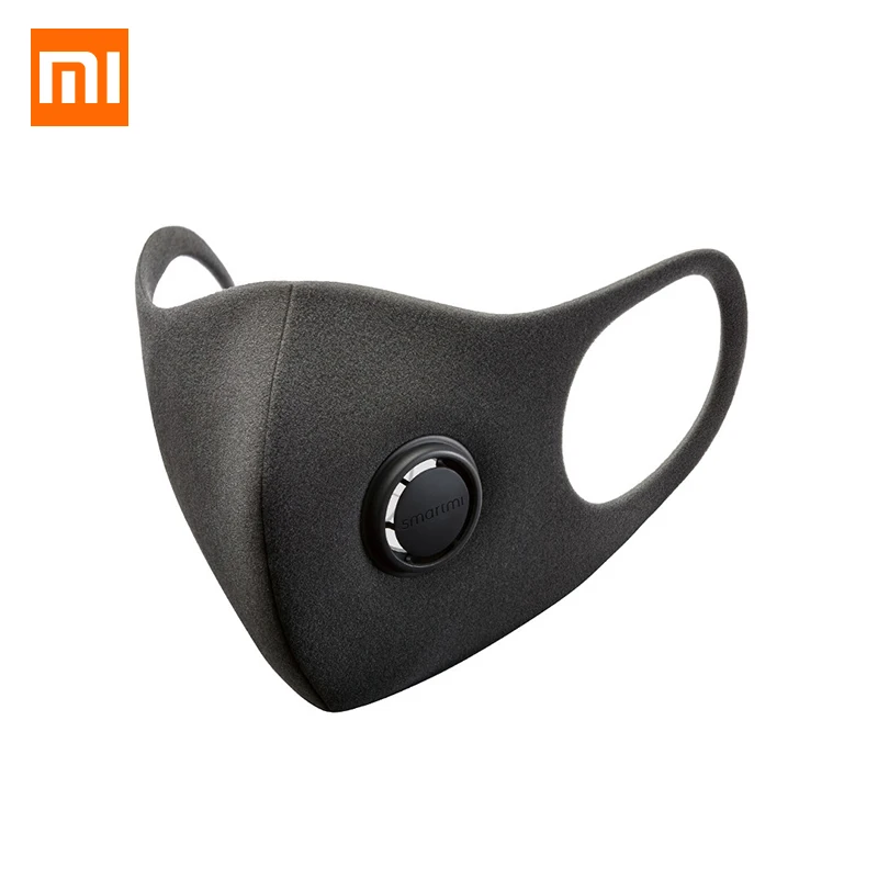 3 шт. маска фильтр Xiaomi Mijia Smartmi 97% PM 2 5 с вентиляционным клапаном долговечная из ТПУ