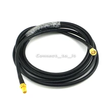 SMA Male to SMA Female Plug Connector Extension Cable RG58 2M 5M