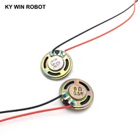 דק רמקול 2pcs חדש דק רמקול 8 אוהם 0.5 וואט קוטר 0.5W 8R הדובר 23MM 2.3CM עובי 5 מ"מ עם PH2.0 אורך החוט מסוף 10 (5)