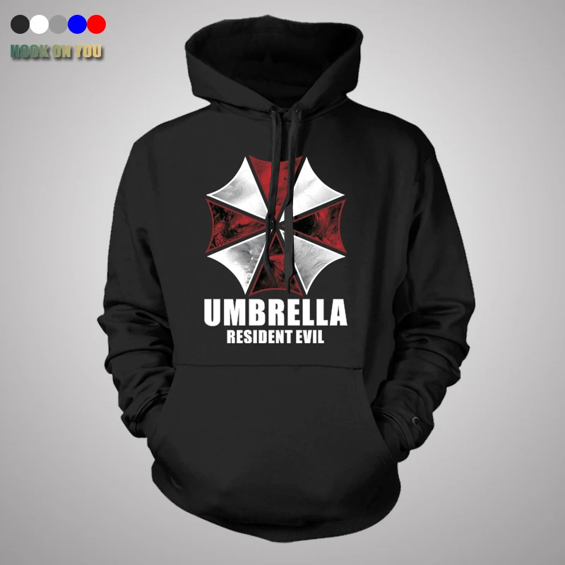 

Resident Evil hoodie Cosplay Costume Hooded Jacket Coat Fashion Umbrella Corporation LOGO Unisex Hoodies Sweatshirt Biohazard