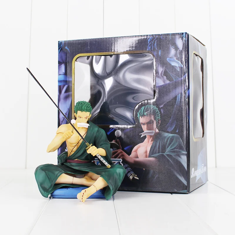 

13cm Roronoa Zoro Figure Toy One Piece Zoro With Sword Anime Model Toy for Collection