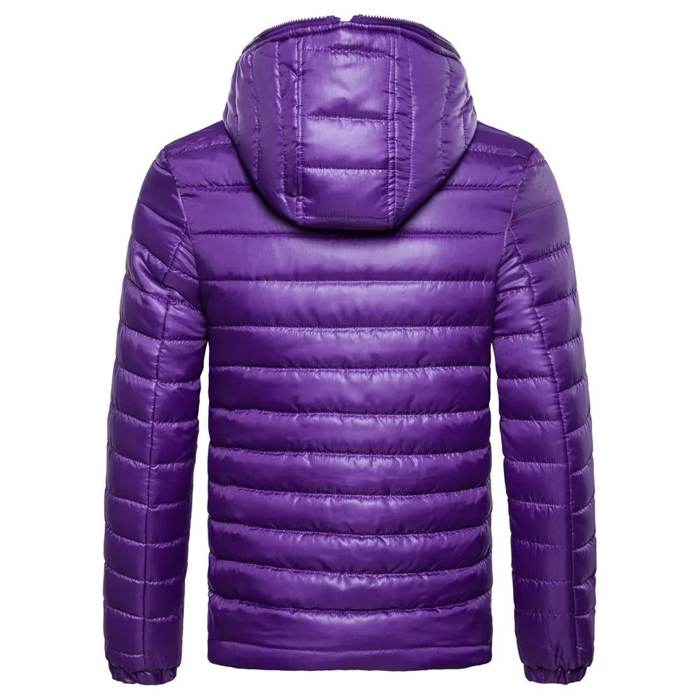 Новый 2018 Базовая зимняя куртка Для мужчин теплый хлопок вниз Стеганое пальто парки с капюшоном Цвет Harajuku Для мужчин стеганые Верхняя одежда