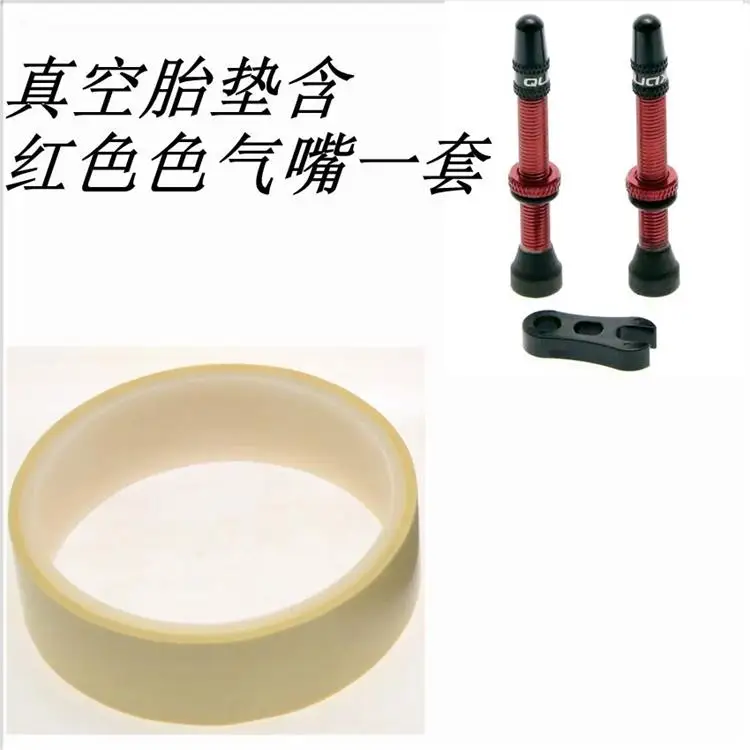

40mm mtb Road Bike No Tubes Tubeless Presta aluminum Valves Pair+tubeless tape