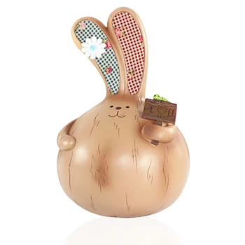 

Creative Resin Crafts Garlic Rabbit Piggy Bank Ornaments Cute Garlic Rabbit Money Box Ornaments Home Decoration Birthday Gifts