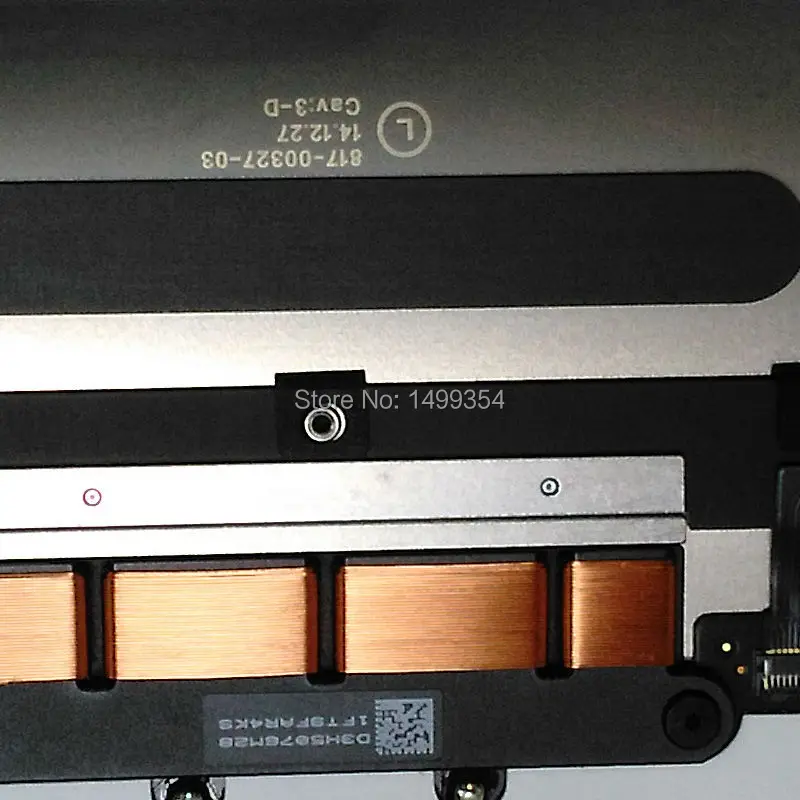 a1534 trackpad gray color 03