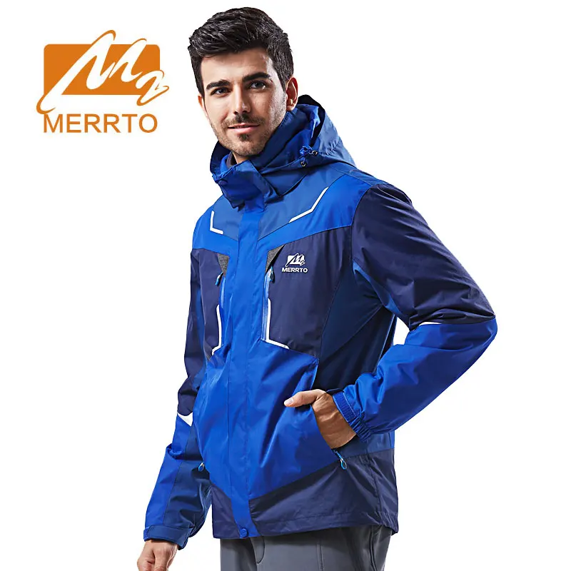 

MERRTO Men Hiking Jackets Outdoor Jacket Waterproof Windproof Hunting Clothes Windbreaker Fleece Breathable Trekking Jackets