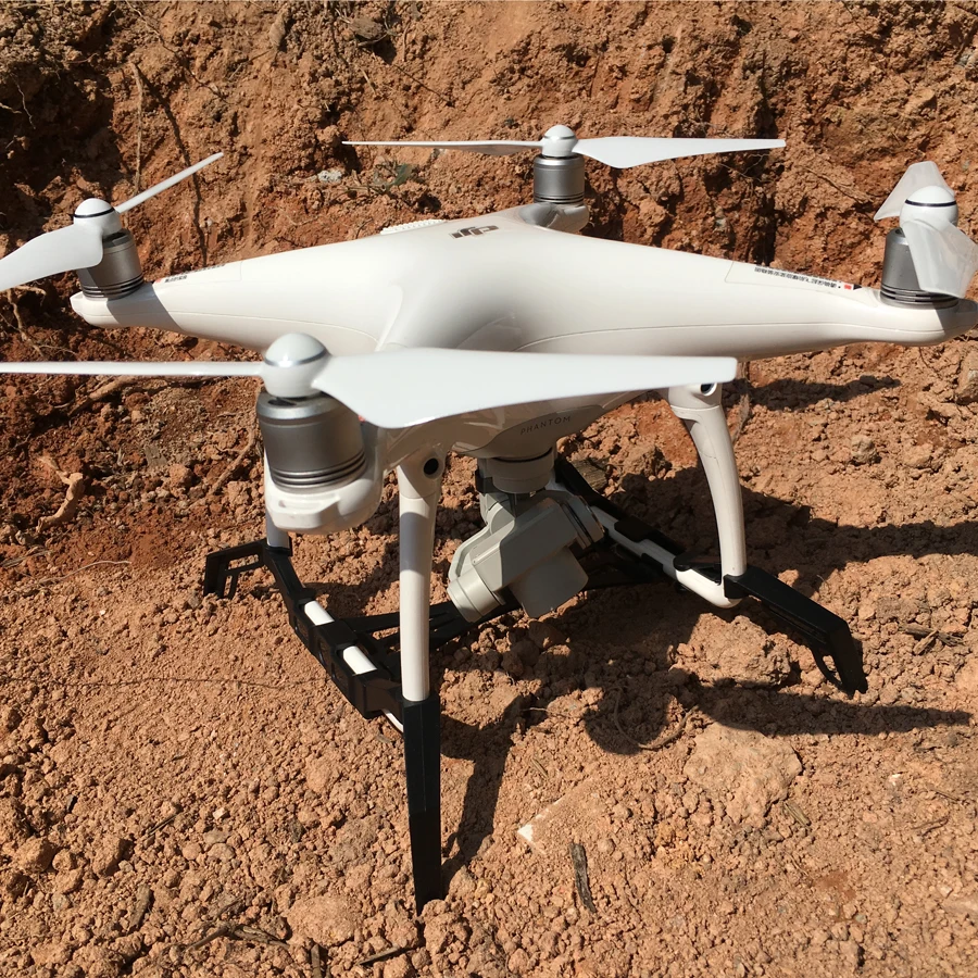 

1 pair Extended Landing Gear Lengthened Heightened Landing Skid Gimbal Protector for DJI Phantom 4 Drone accessories