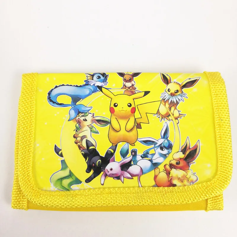 1 шт. 11*8*18 см Pokemon Go Pikachu сумка для денег мини портмоне кошелек бумажные соломинки для напитков для детей мальчик девочка день рождения украшения